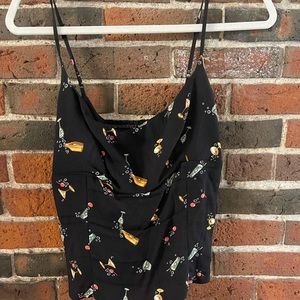Reformation black tank top